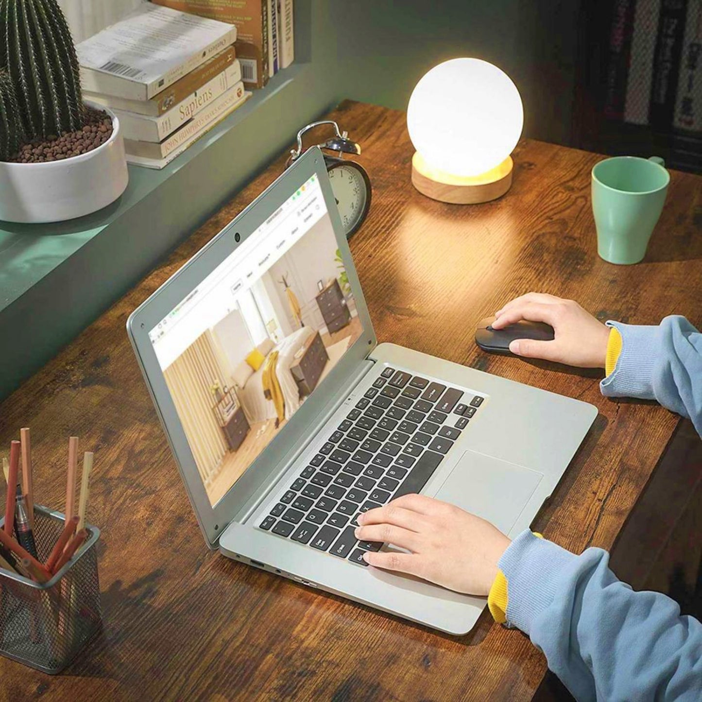 Industrial Corner Desk Large L-Shape Workstation Vintage Office PC Furniture Writing Unit