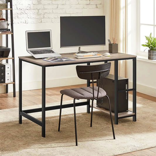 Modern Home Office Desk Vintage Writing Unit Industrial Study PC Large Workstation 