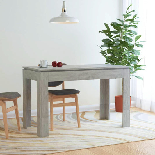 Modern Dining Table Grey Large Kitchen Breakfast Contemporary Furniture
