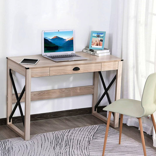 Modern Laptop Desk Industrial Writing PC Stand Home Office Furniture Study Table 