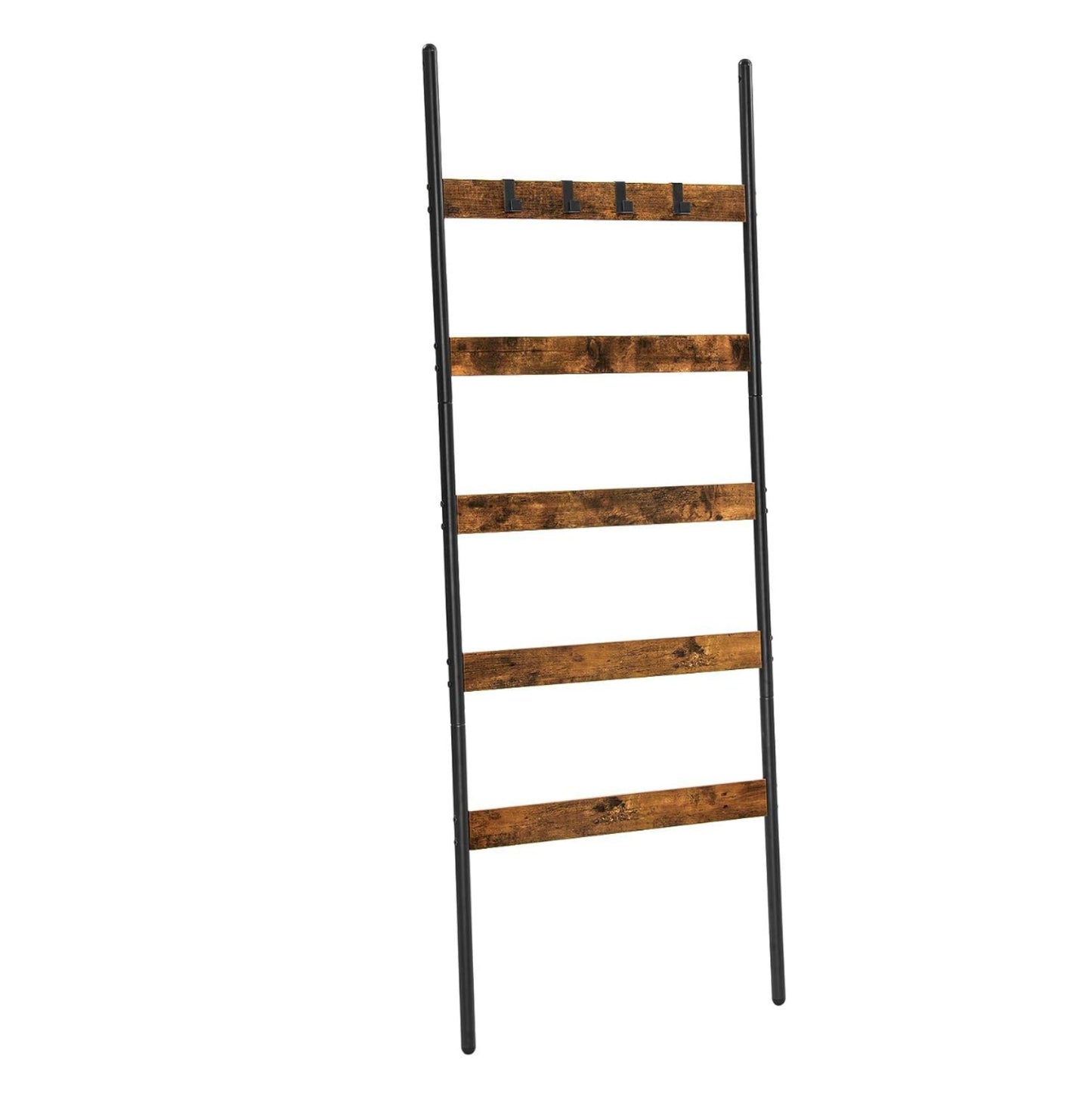 Industrial Ladder Towel Rack Bedroom Linen Storage Hallway Modern Clothes Rail