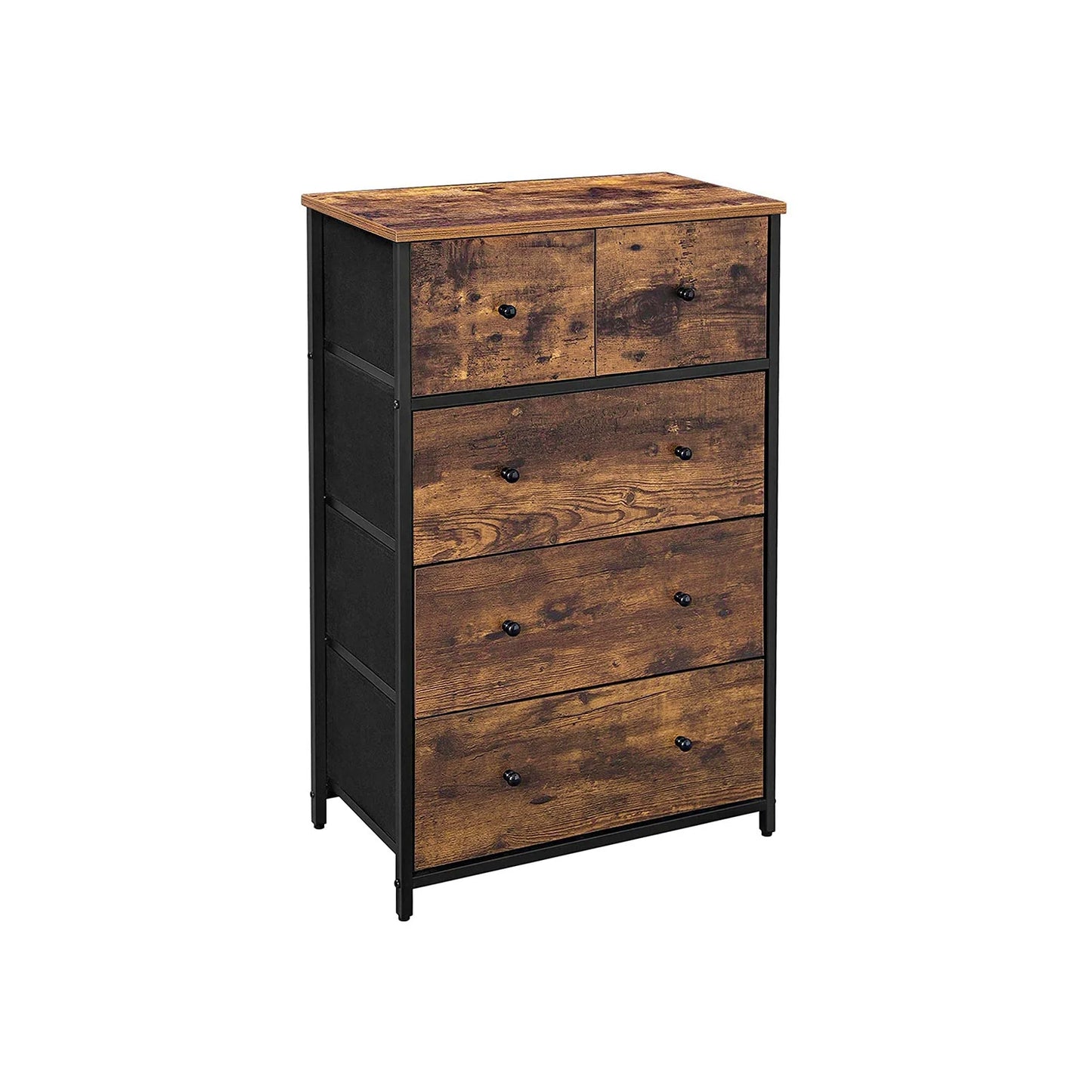 Rustic Drawer Chest Clothes Storage Unit Modern Bedroom Dresser Office Furniture