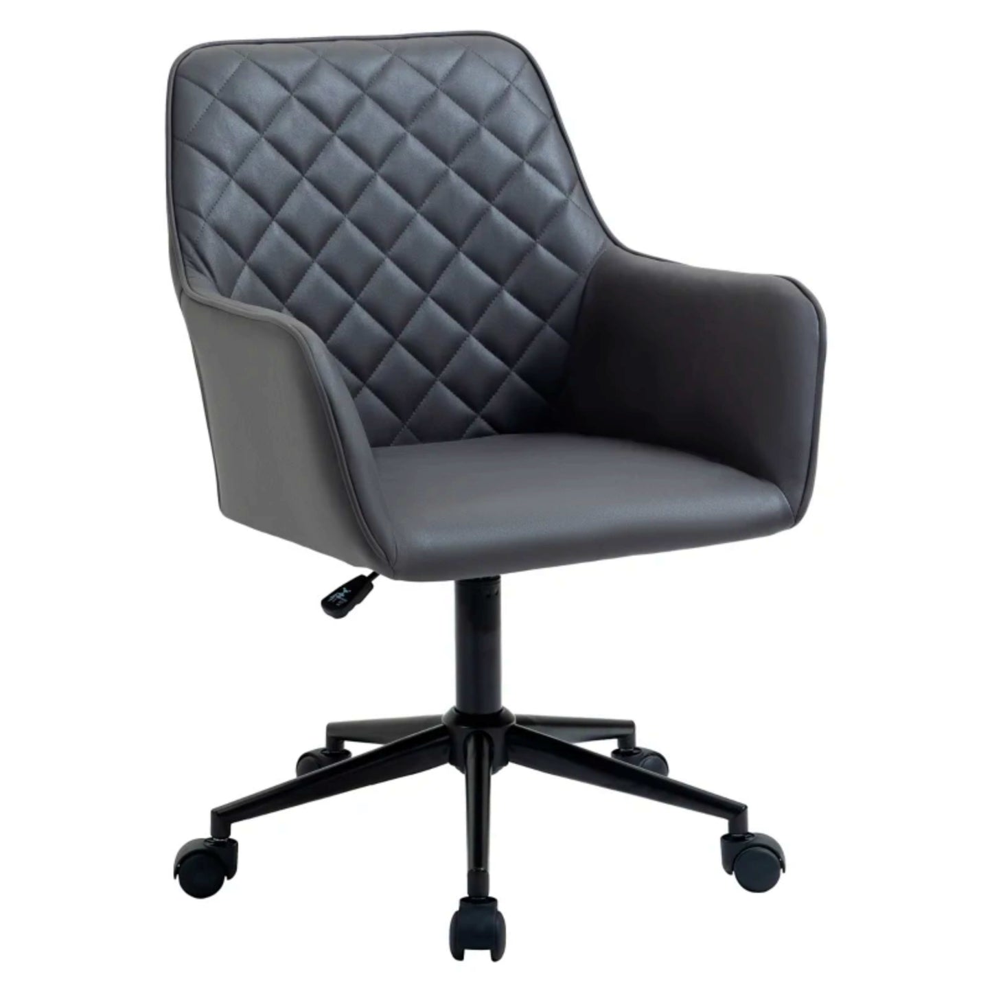 Ergonomic Office Chair Modern PU Leather Armchair Swivel Director Desk Seat