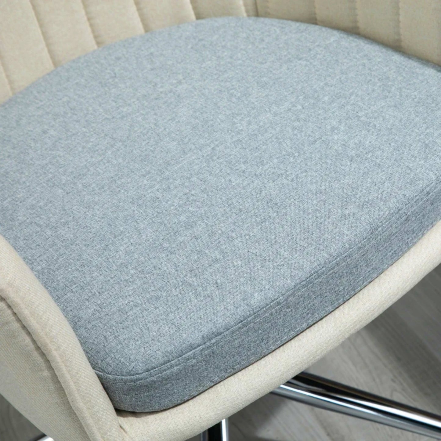 Fabric Desk Chair Modern Ergonomic Swivel Office Director Seat Shell Armchair