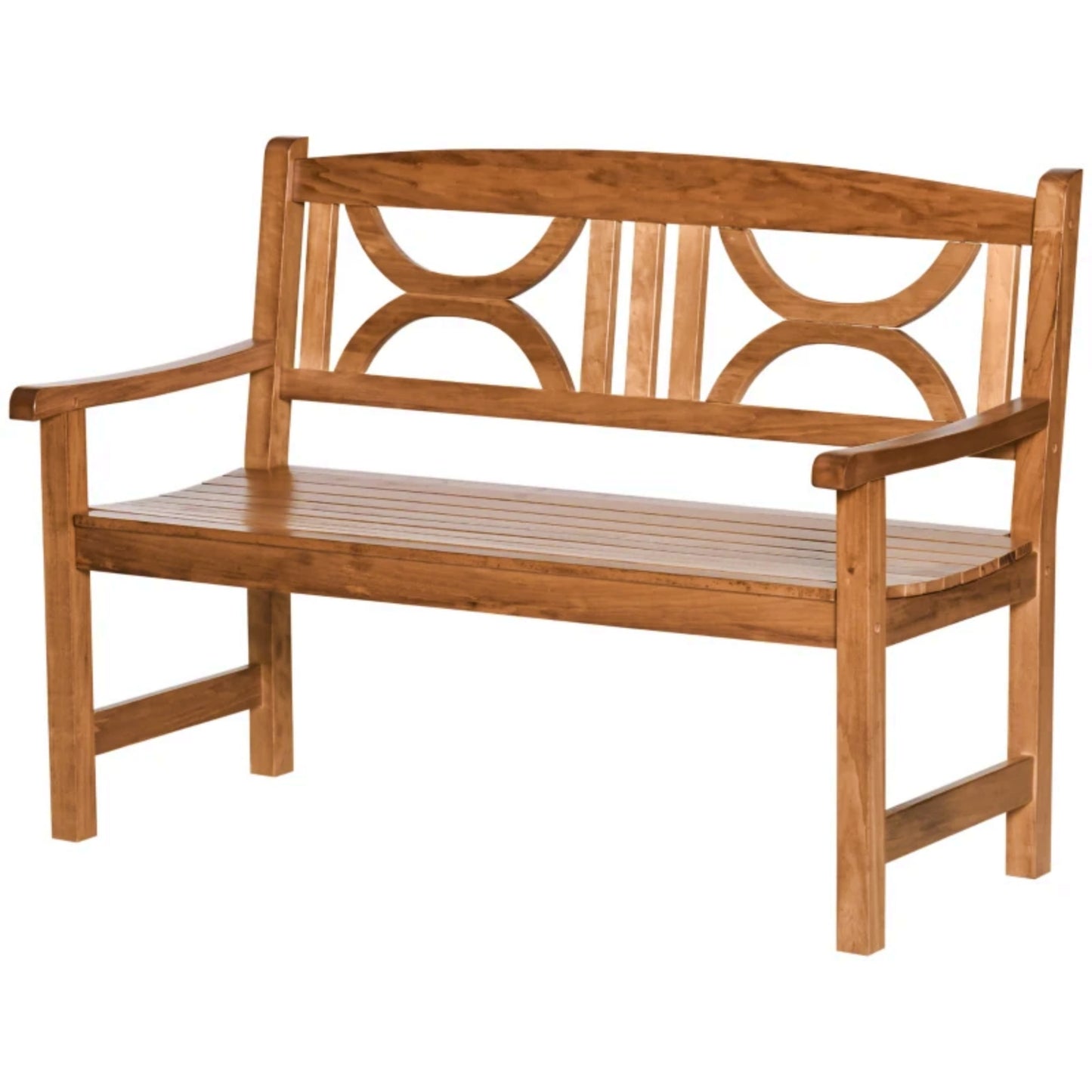 Wooden Garden Bench Outdoor 2 Seater Sofa Patio Dining Chair Balcony Loveseat