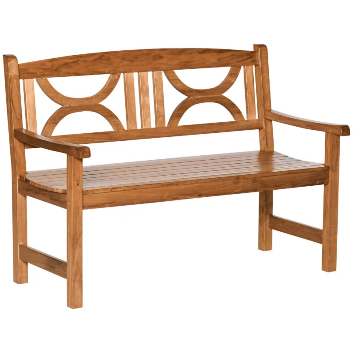 Wooden Garden Bench Outdoor 2 Seater Sofa Patio Dining Chair Balcony Loveseat