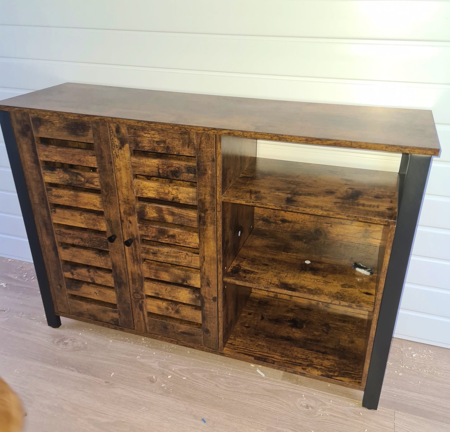 Rustic Storage Sideboard Large Industrial Lounge Cabinet Kitchen Unit TV Console