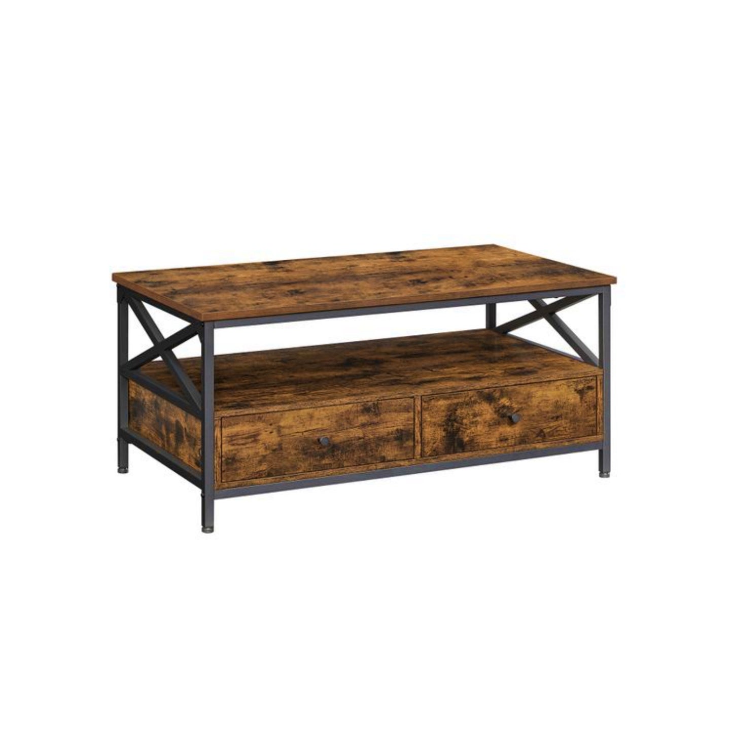 Rustic Coffee Table Country Style Living Room Furniture Sofa Side Display Stand