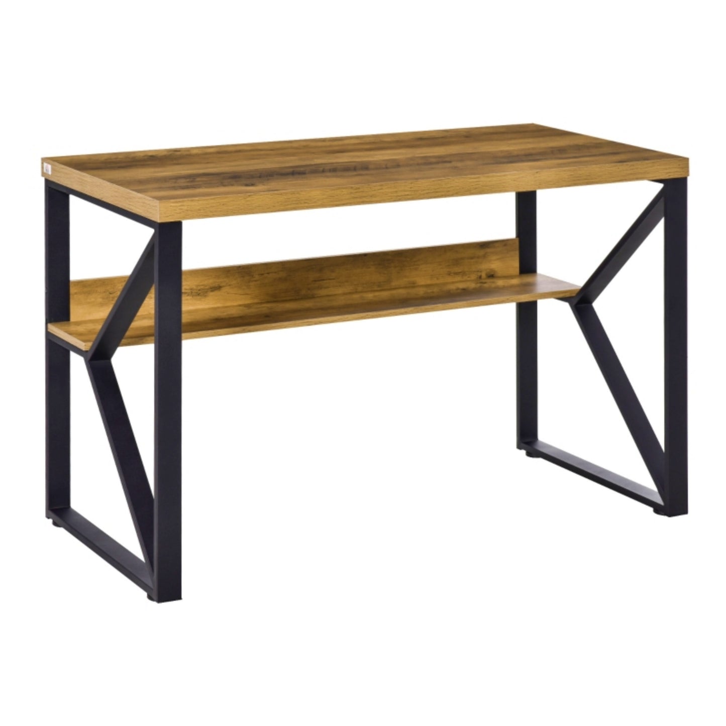 Industrial Large Desk Vintage Laptop Stand Rustic Home Office Writing Console