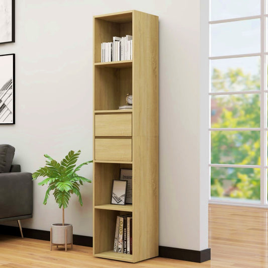 Modern Bookcase Lounge Office Storage Display Cabinet Contemporary Home Furniture