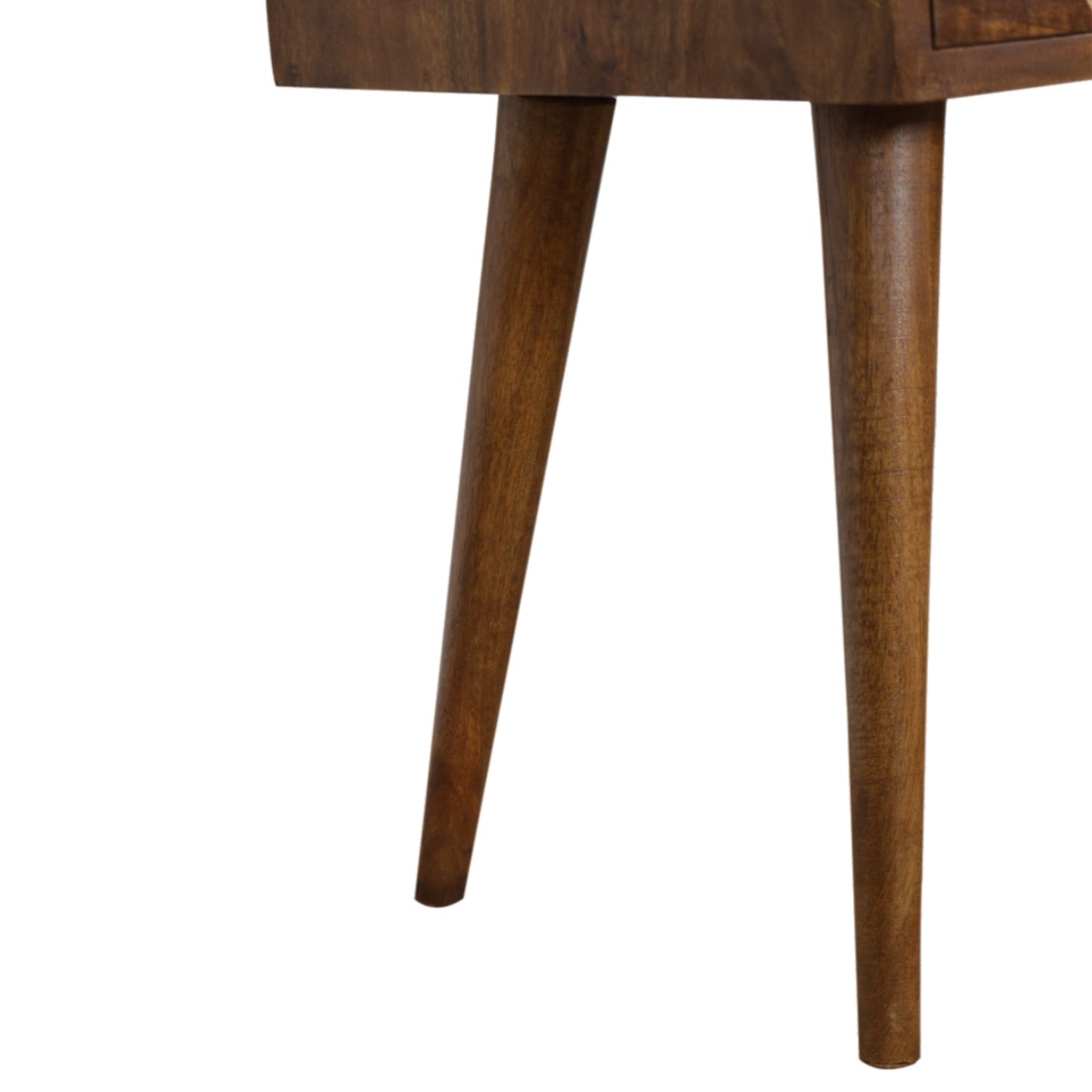 Small Side Table Wooden Retro Nightstand Scandinavian Telephone End Unit Mini Console