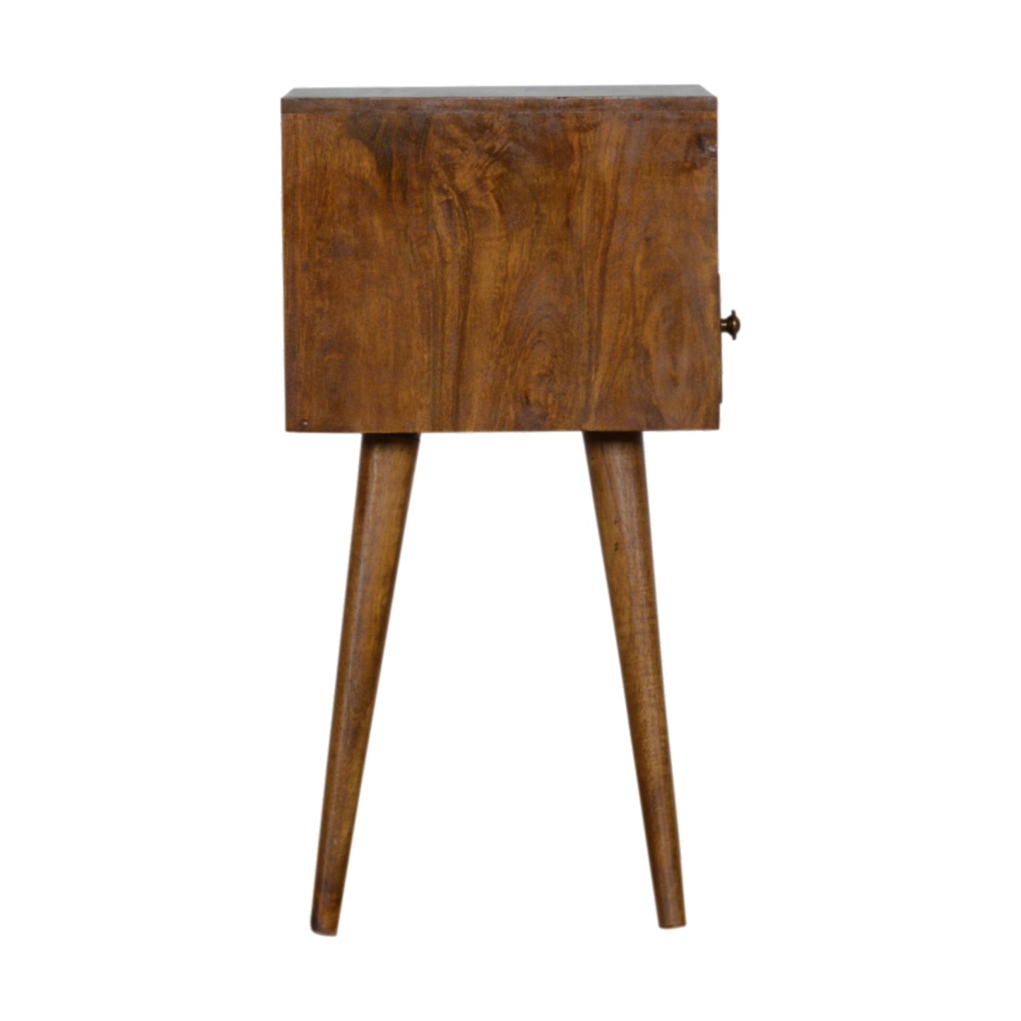 Small Side Table Wooden Retro Nightstand Scandinavian Telephone End Unit Mini Console