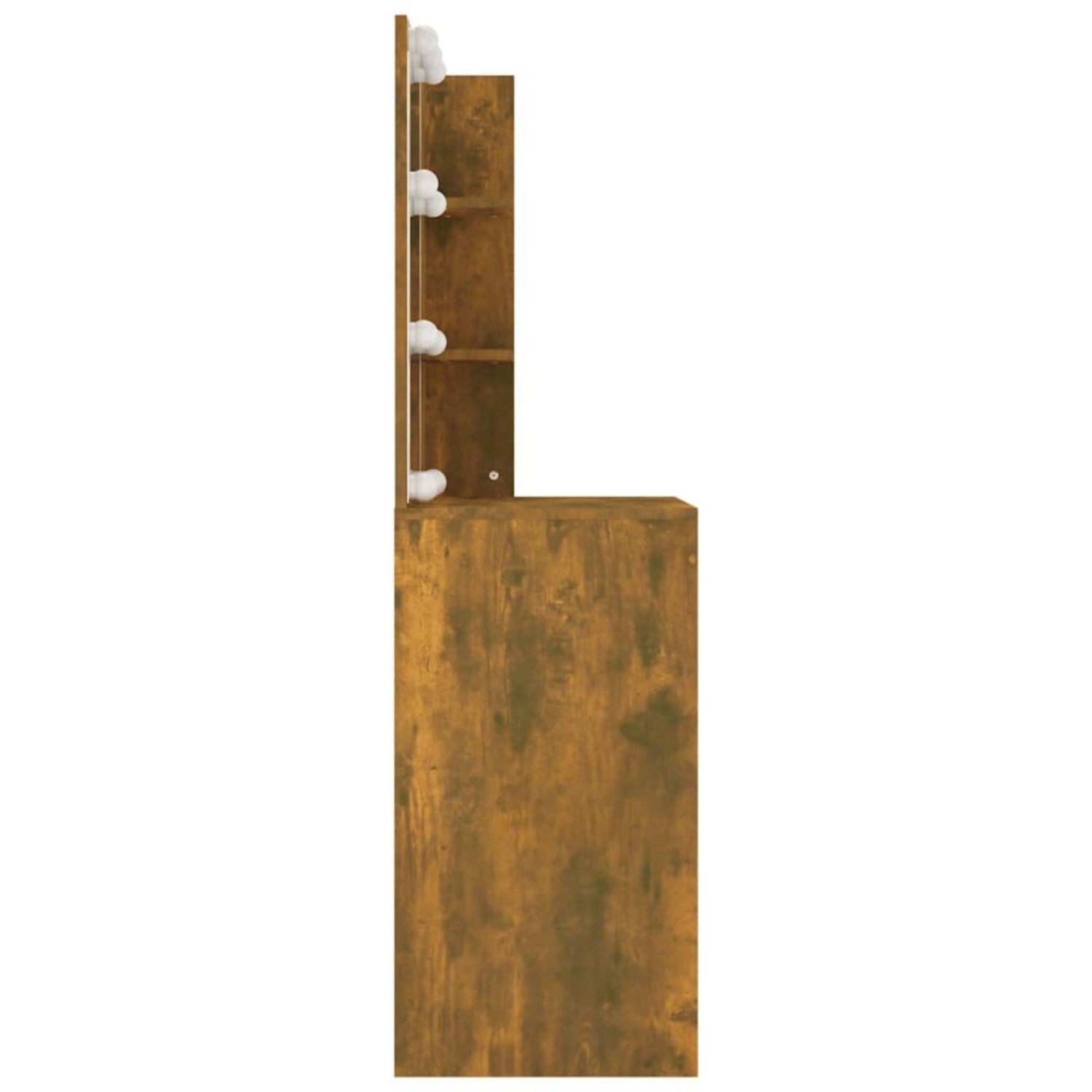 Vintage Dressing Table Rustic Vanity Unit Hollywood Led Mirror