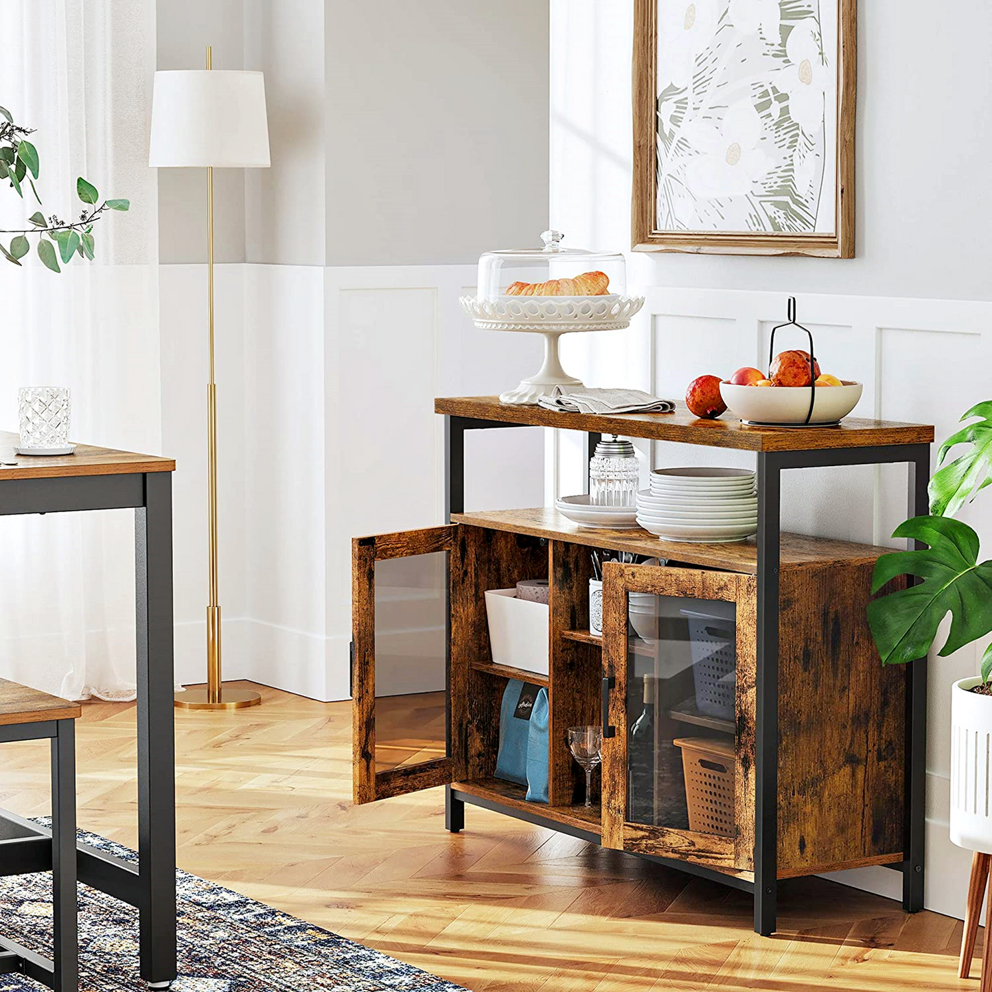 Narrow kitchen shop console table