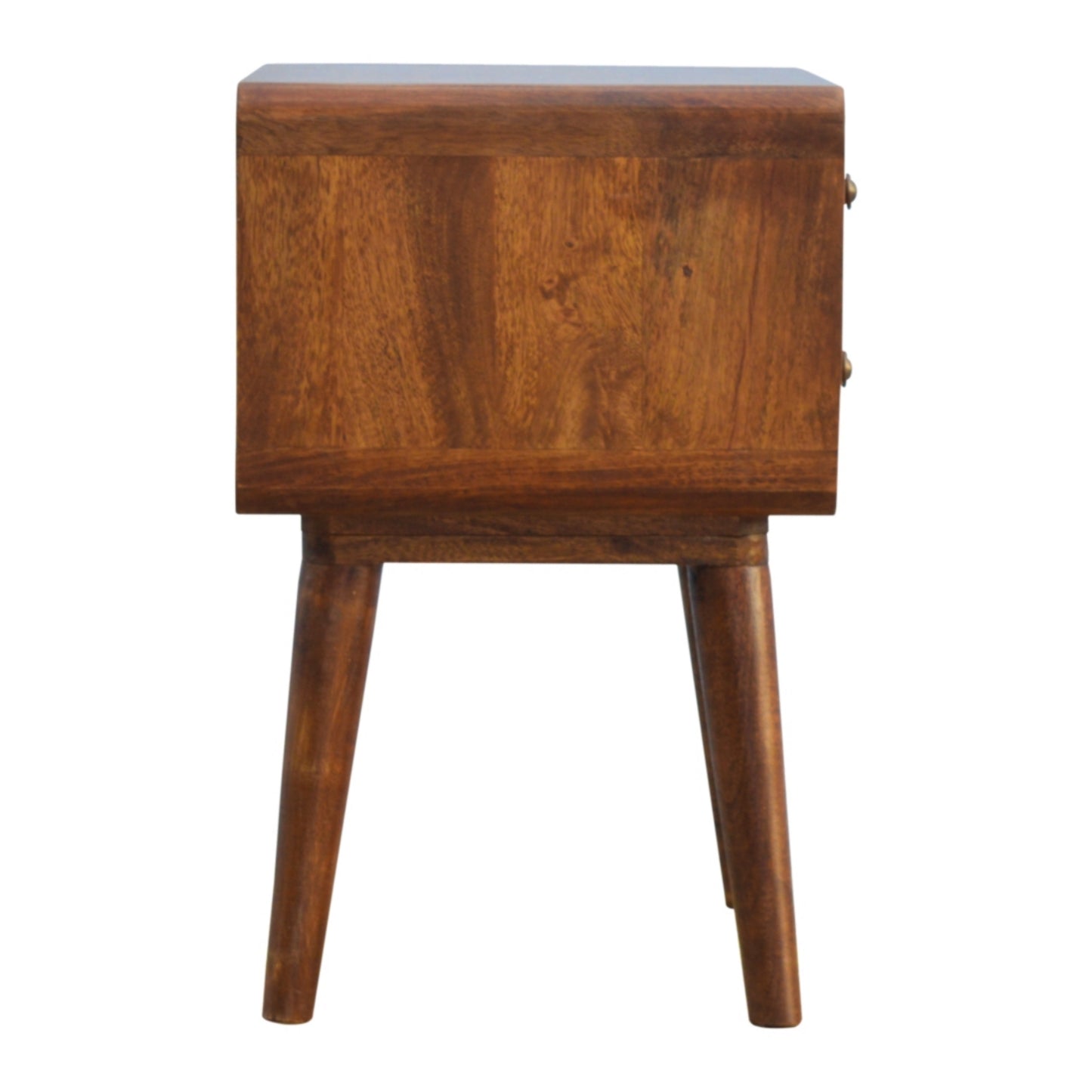 Retro Bedside Table Scandinavian Nightstand Wooden Drawer Unit Mid Century Cabinet