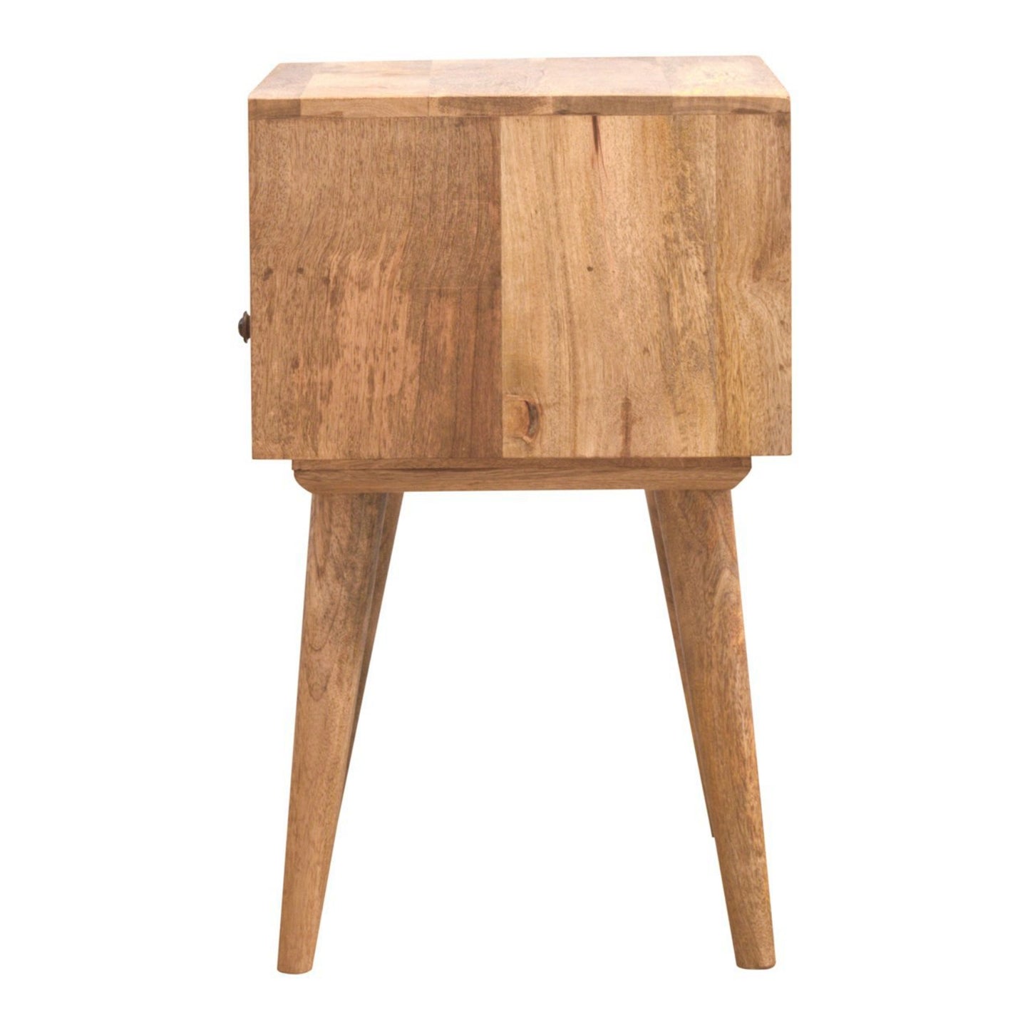 Retro Side Table Wooden Scandinavian Bedside Nightstand Cabinet End Plant Stand