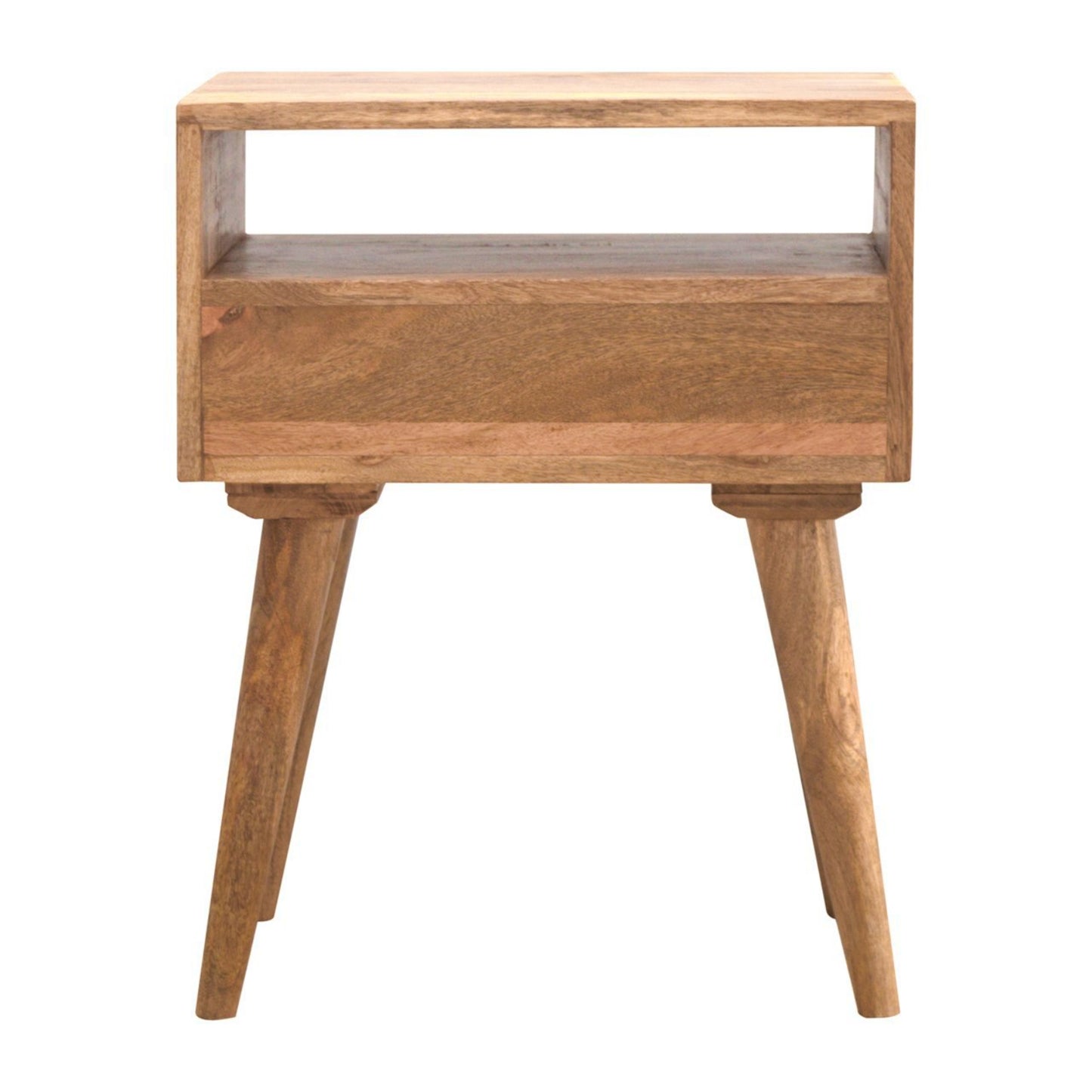 Retro Side Table Wooden Scandinavian Bedside Nightstand Cabinet End Plant Stand