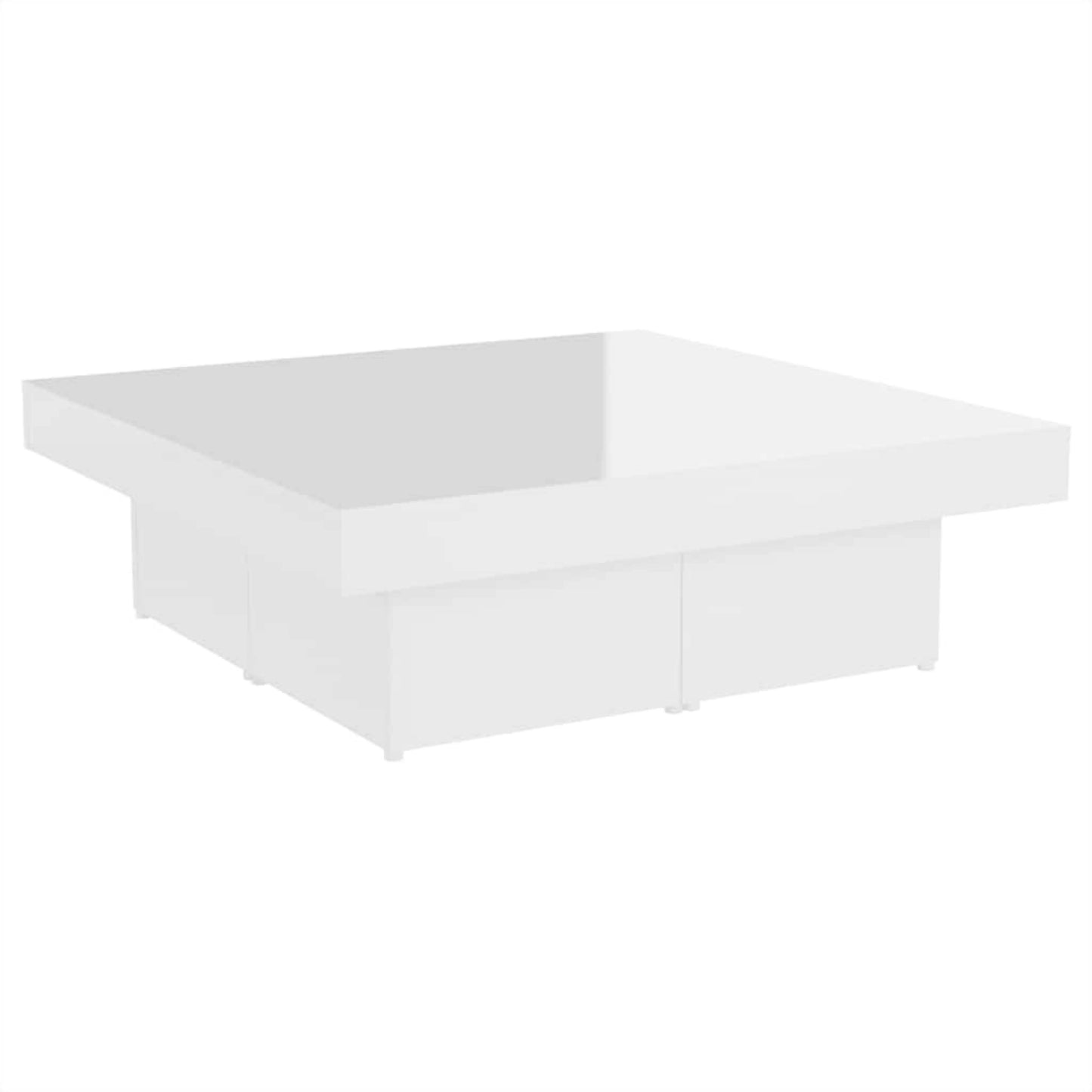 High Gloss Coffee Table White Modern Home Furniture Large Living Room Sofa Side Stand