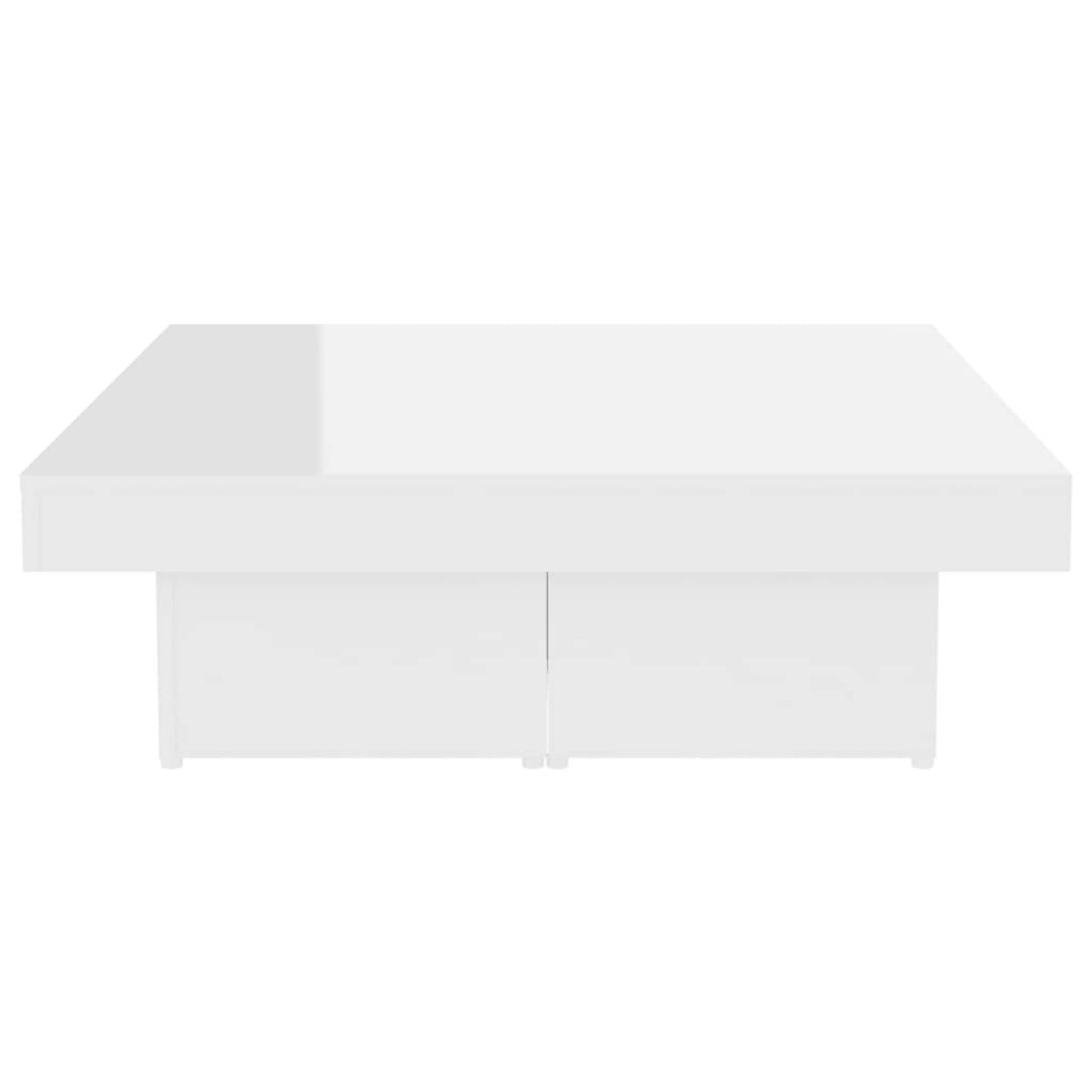 High Gloss Coffee Table White Modern Home Furniture Large Living Room Sofa Side Stand