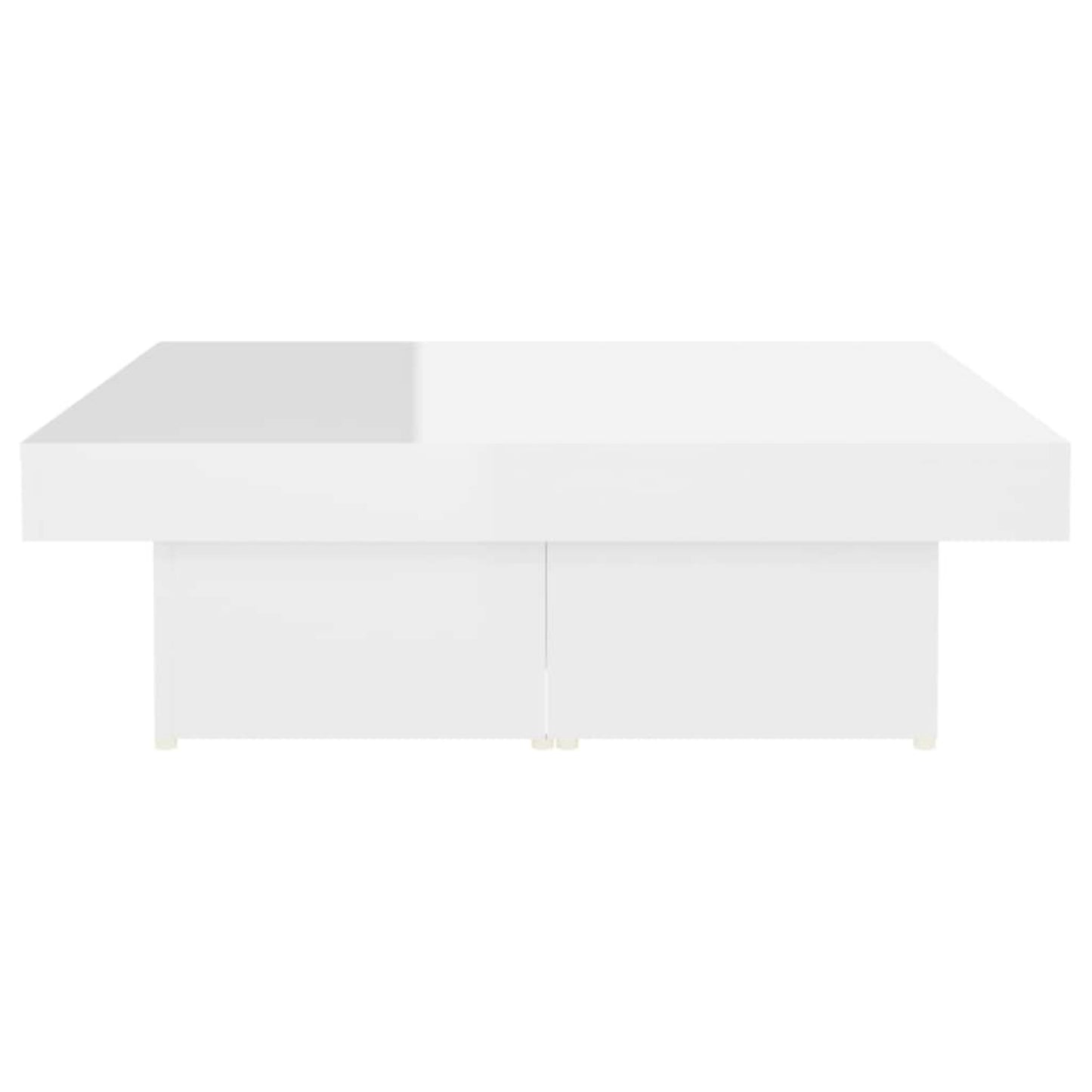 High Gloss Coffee Table White Modern Home Furniture Large Living Room Sofa Side Stand