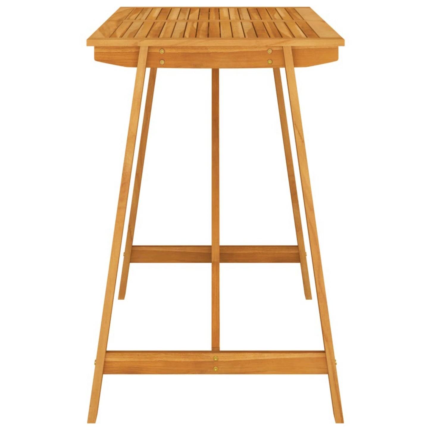 Patio Bar Table Wooden Garden Drinks Stand Pub Beer Counter Outdoor Furniture